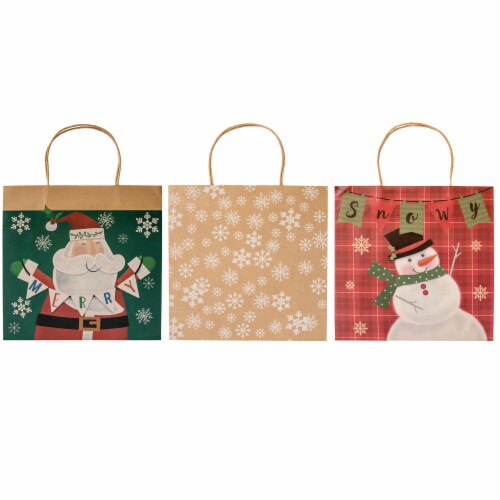Holiday Home Large Holiday Gift Bags - Assorted Perspective: front