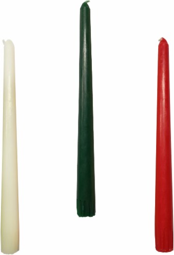 HD Designs® Holiday Taper Candle - Assorted Perspective: front