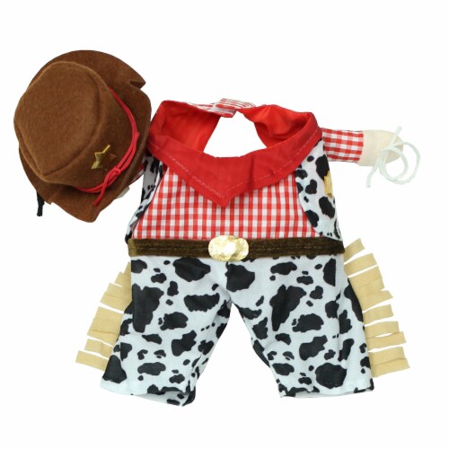 Holiday Home Cowboy Pet Costume Perspective: front