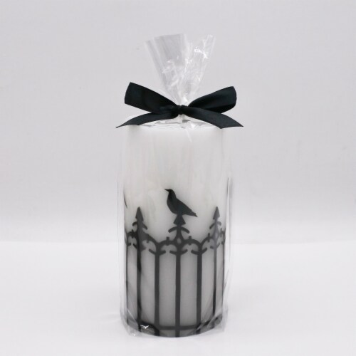 Holiday Home LED Halloween Pillar Candle Perspective: front