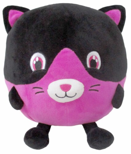 Holiday Home Round Plush Cat Perspective: front