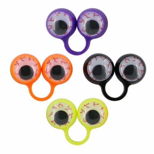 Holiday Home Finger Eye Rings - Assorted Perspective: front