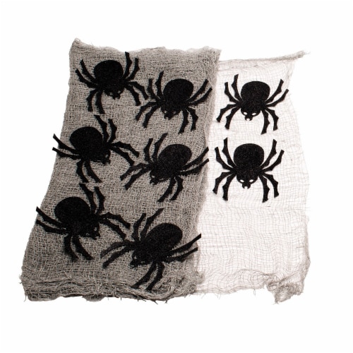 Holiday Home Creepy Spider Drape Decor Perspective: front