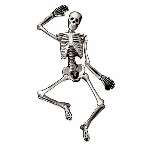 Holiday Home Jointed Cutout Skeleton Perspective: front