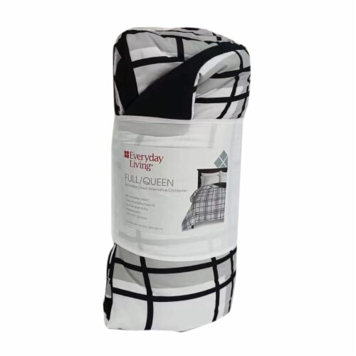 Everyday Living Reversible Down Alternative Comforter - Plaid Perspective: front