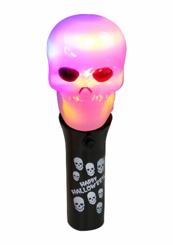 Holiday Home LED Skull Wand Perspective: front