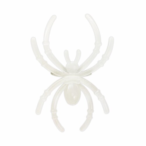 Holiday Home Glo Spider Rings - White Perspective: front