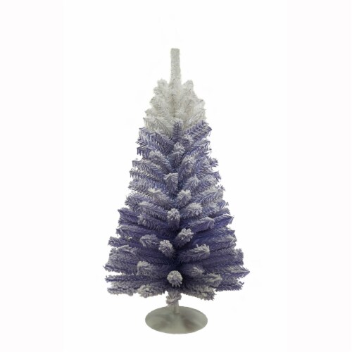 Holiday Home Lavendar Gradient Christmas Tree Perspective: front