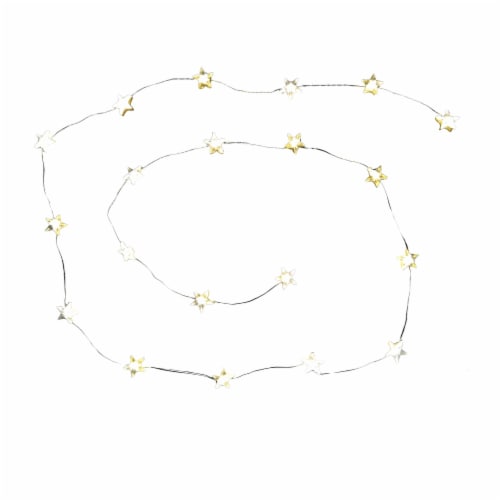 Holiday Home LED Star Party String Lights Perspective: front
