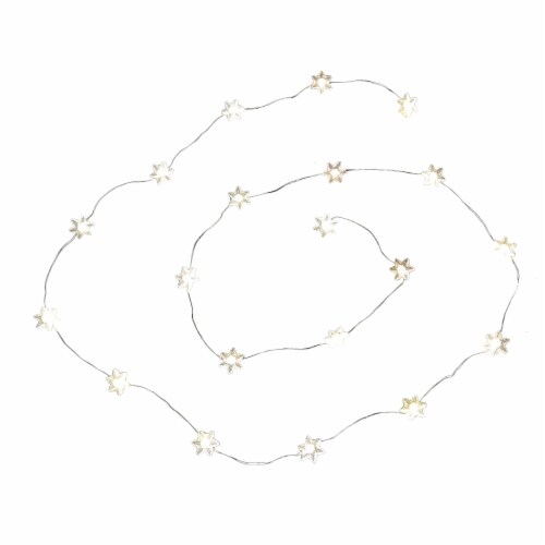 Holiday Home Snowflake LED String Lights Perspective: front