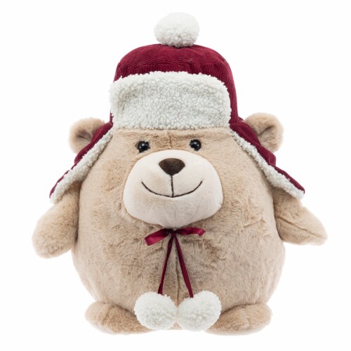Holiday Home™ Roly Poly Christmas Plush - Bear Perspective: front
