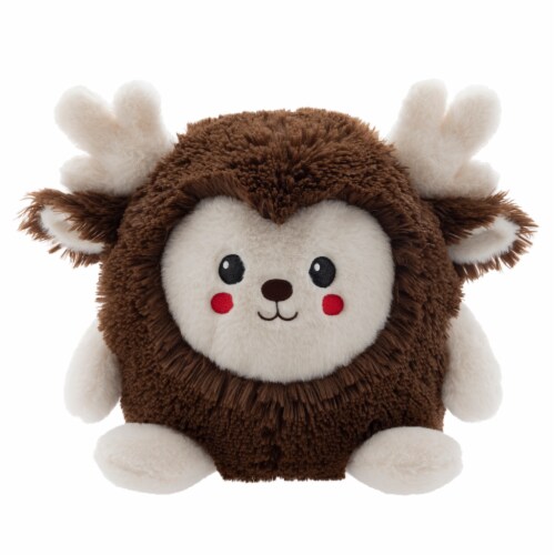 Holiday Home™ Fuzzy Roly Poly Plush - Reindeer Perspective: front