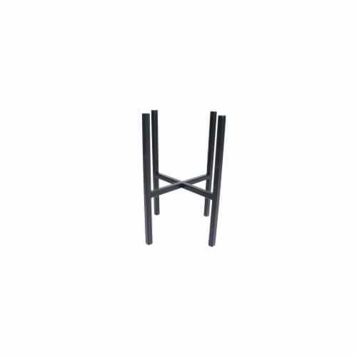 The Joy of Gardening Medium Plant Stand Legs - Black Perspective: front