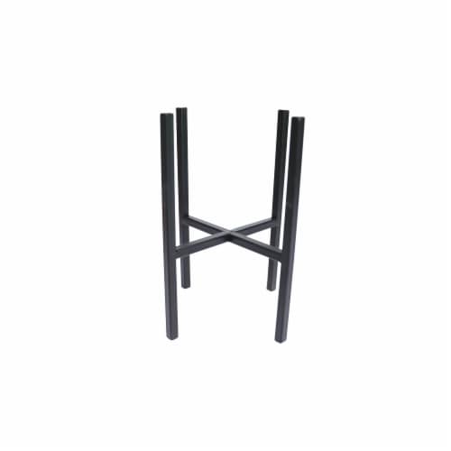 The Joy of Gardening Large Plant Stand Legs - Black Perspective: front