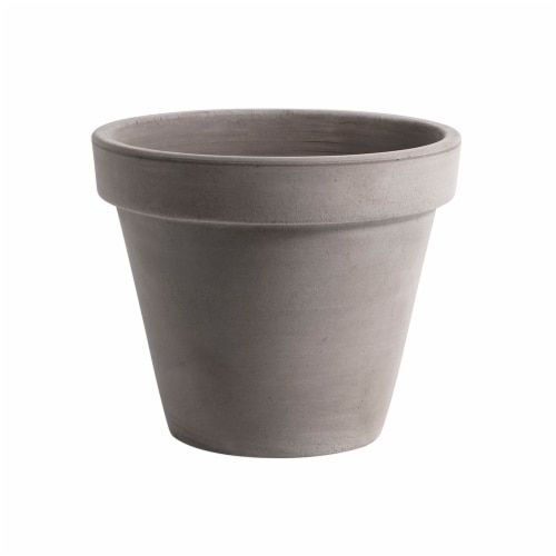The Joy of Gardening Standard Pot - Gray Perspective: front