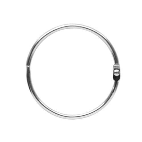 Everyday Living O-Ring Shower Curtain Ring - Nickel Perspective: front