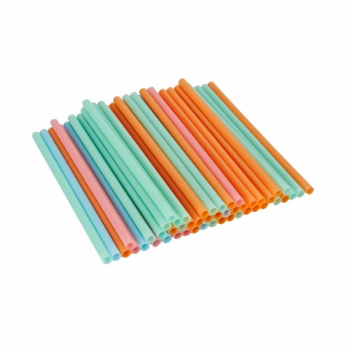 Everyday Living Milkshake Straws - Assorted, 50 ct - Kroger