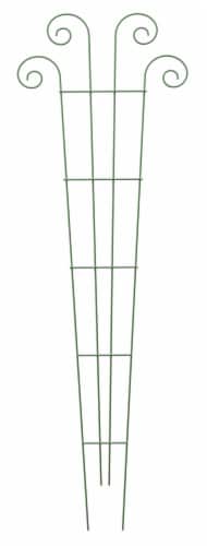 The Joy of Gardening Metal Wave Trellis Perspective: front