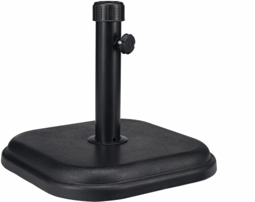 HD Designs Outdoors Umbrella Base - Black Perspective: front