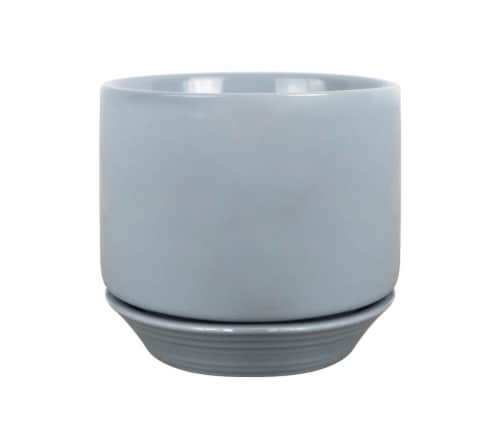 The Joy of Gardening® Triton Planter - Gray Perspective: front