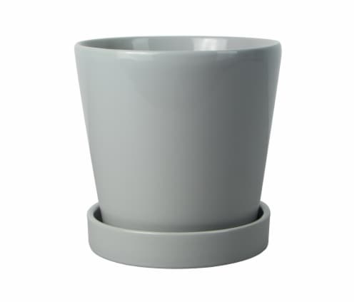 The Joy of Gardening View Planter - Harbor Mist Perspective: front