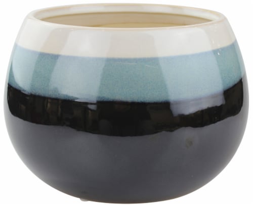 The Joy of Gardening Geode Low Egg Planter Perspective: front
