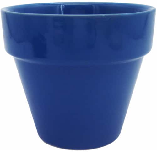 The Joy of Gardening Electric Pot - Blue Perspective: front