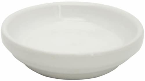 The Joy of Gardening Electric Saucer - White Perspective: front