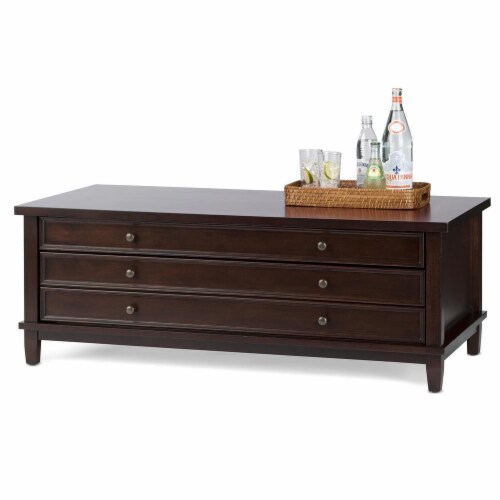 HD Designs Trinidad Collection Coffee Table - Espresso Perspective: front