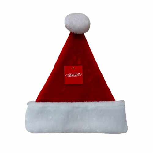 Holiday Home Plush Santa Hat Perspective: front
