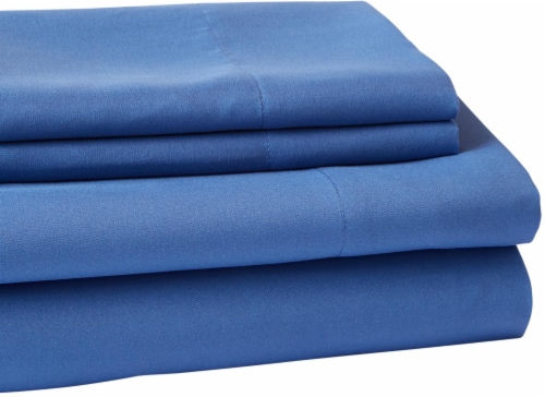 Everyday Living Microfiber Sheet Set - 4 Piece - Dutch Blue Perspective: front
