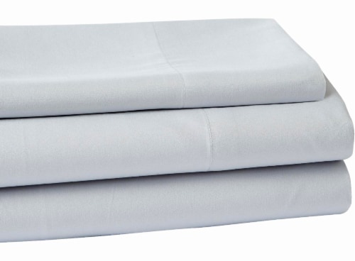 Everyday Living Microfiber Sheet Set - 3 Piece - High Rise Gray Perspective: front