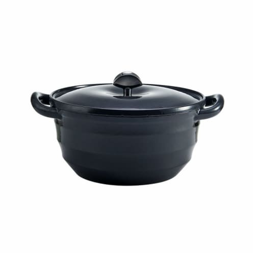 Dash of That™ Dutch Oven with Lid - Gray Perspective: front
