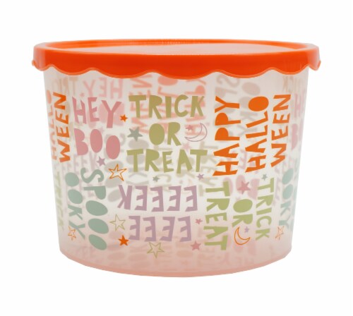 Holiday Home Halloween Cookie Container Perspective: front