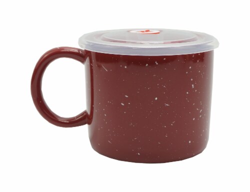 Holiday Home Soup Mug - Red Perspective: front