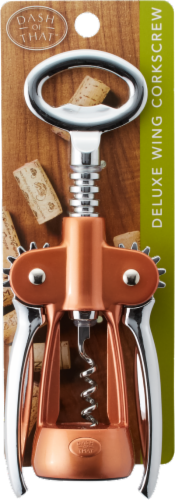Dash of That™ Deluxe Wing Corkscrew - Copper Perspective: front