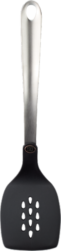 Dash of That™ Nylon & Stainless Steel Turner - Black Perspective: front