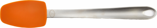 Dash of That Silicone Spatula - Silver/Orange Perspective: front