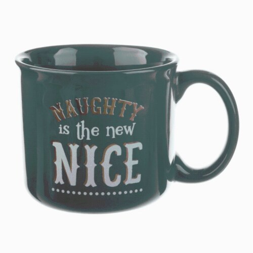 Holiday Home Naughty is the New Nice Novelty Mug Perspective: front