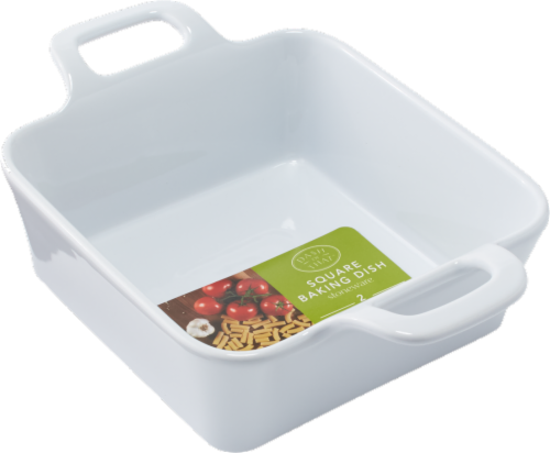 Dash of That™ Square Stoneware Baking Dish - White Perspective: front