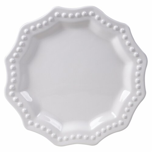 Holiday Home Home for Christimas Ceramic Dinner Plate - White Perspective: front