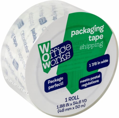 Office Works Shipping and Packaging Tape - Clear Perspective: front
