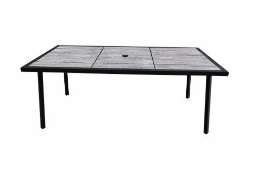 HD Designs Outdoors Patio Furniture Greyson Rectangular Big Tile Top ...