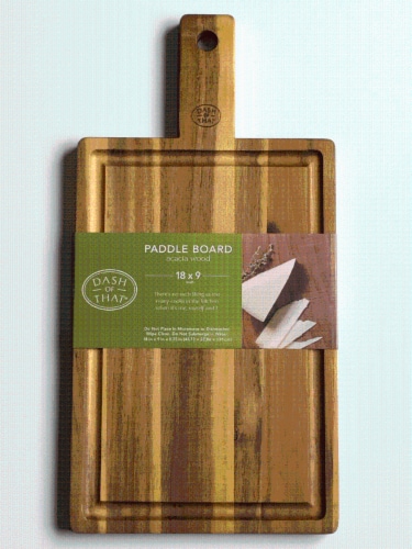 Dash of That® Acacia Paddle Board Perspective: front
