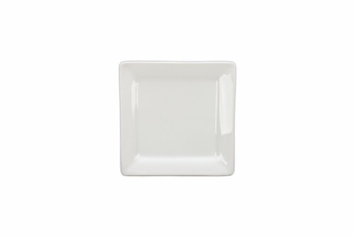 Dash of That Coupe Appetizer Plate - White Perspective: front