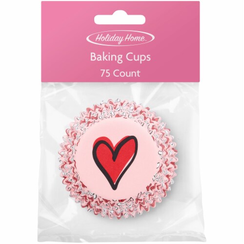 Holiday Home™ Valentine Hearts Standard Baking Cups Perspective: front