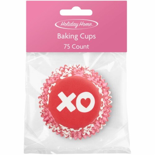 Holiday Home™ Valentine's XOXO Baking Cups Perspective: front