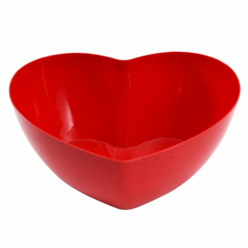 Holiday Home® Heart Serve Bowl - Red Perspective: front