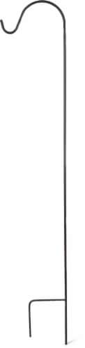Panacea Round Single Shepherds Hook - Black Perspective: front