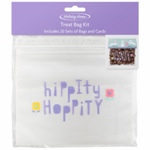 Holiday Home™ Hippity Hoppity Treat Bag Kit Perspective: front